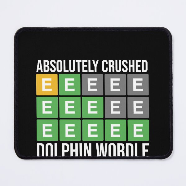 Item preview, Funny Dolphin WORDLE- A Daily Word Game Online Puzzle Trending WORDLE Lover Design designed and sold by MarioShirtWorld.