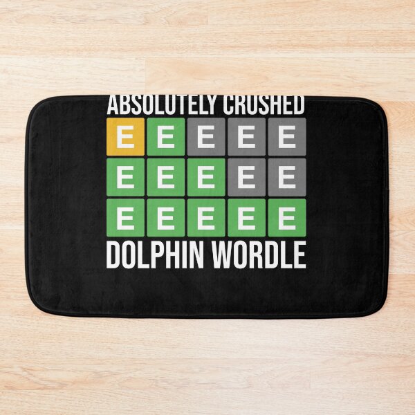 Item preview, Funny Dolphin WORDLE- A Daily Word Game Online Puzzle Trending WORDLE Lover Design designed and sold by MarioShirtWorld.