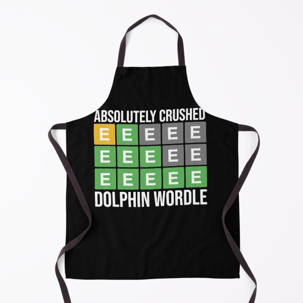 Item preview, Funny Dolphin WORDLE- A Daily Word Game Online Puzzle Trending WORDLE Lover Design designed and sold by MarioShirtWorld.