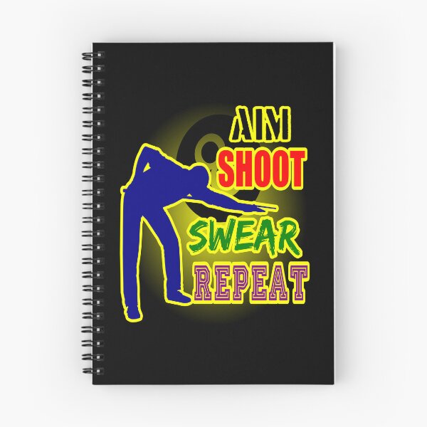 Item preview, Aim Shoot Swear Repeat designed and sold by printhappy4you.