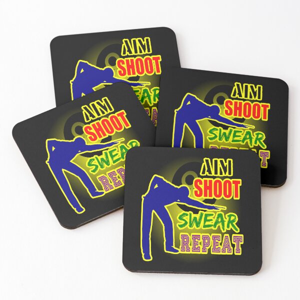 Item preview, Aim Shoot Swear Repeat designed and sold by printhappy4you.