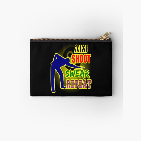 Item preview, Aim Shoot Swear Repeat designed and sold by printhappy4you.