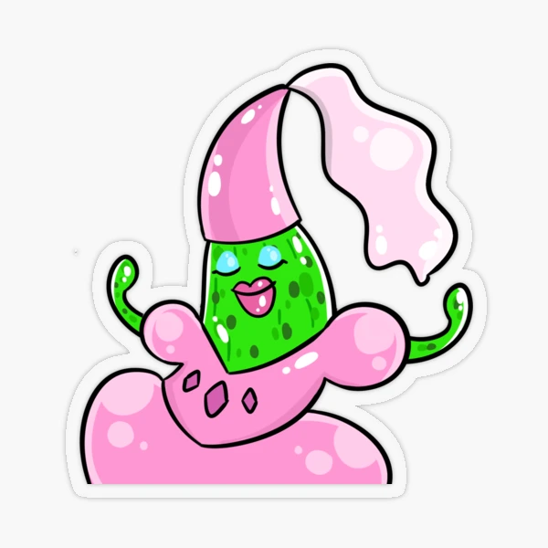 Emotional support pickle vinyl sticker kawaii by ReiCreazioni on DeviantArt