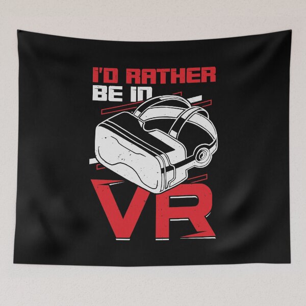 Item preview, I'd Rather Be In VR Virtual Reality Gamer Gift designed and sold by Marcid95.