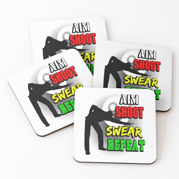 Item preview, Aim Shoot Swear Repeat designed and sold by printhappy4you.