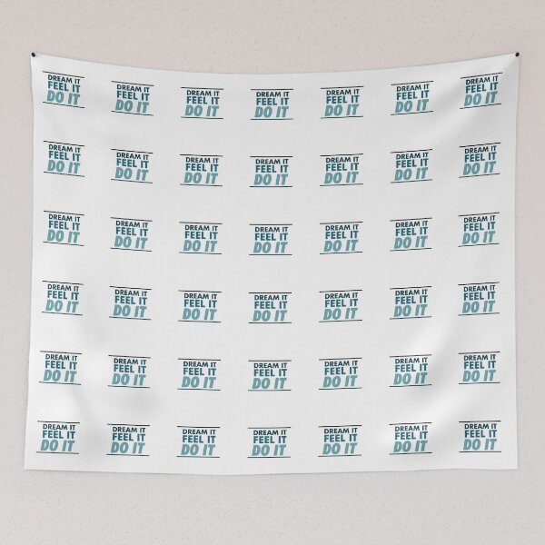 Item preview, Motivational / inspirational quote - How to achieve goals - dream it, feel it, do it - 11 designed and sold by AlfabetDesign.