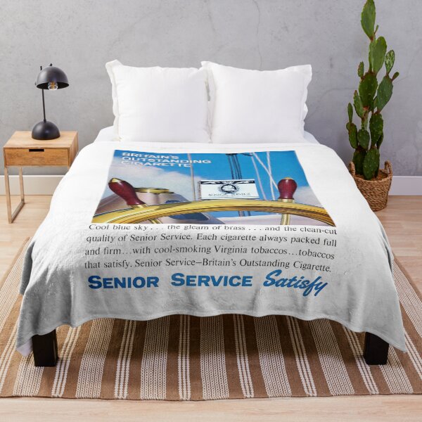 Item preview, Vintage Senior Service Cigarette advert designed and sold by Random Railways.
