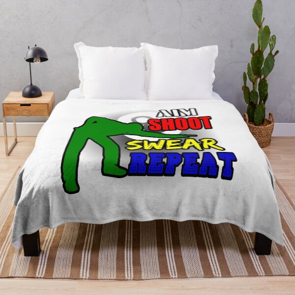 Item preview, Aim Shoot Swear Repeat designed and sold by printhappy4you.