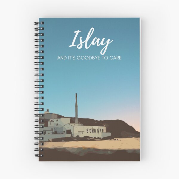 Artikelvorschau, Bowmore Distillery Islay Abschied von der Sorge entworfen und verkauft von Simply The West Prints.