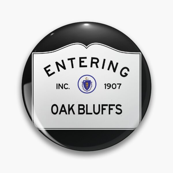 Artikelvorschau, Betreten von Oak Bluffs Massachusetts - Verkehrsschild des Commonwealth von Massachusetts entworfen und verkauft von NewNomads.