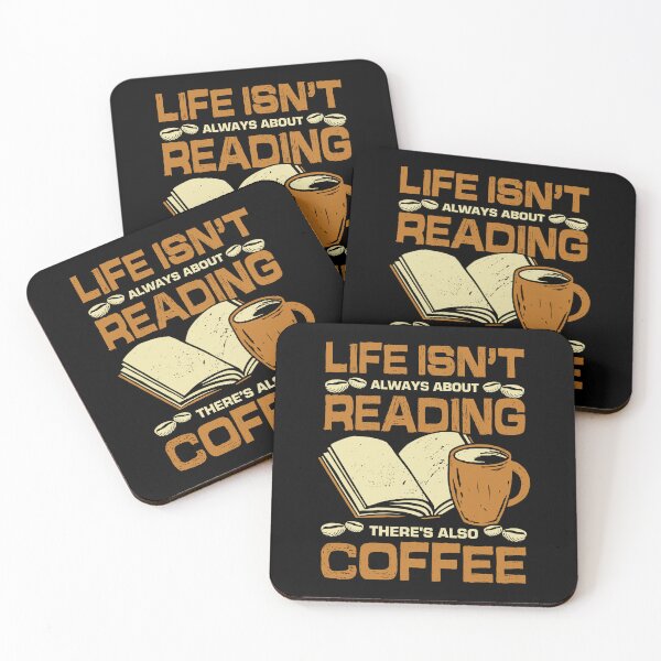 Item preview, Life Isn't Always About Reading Book Coffee Lover designed and sold by Marcid95.
