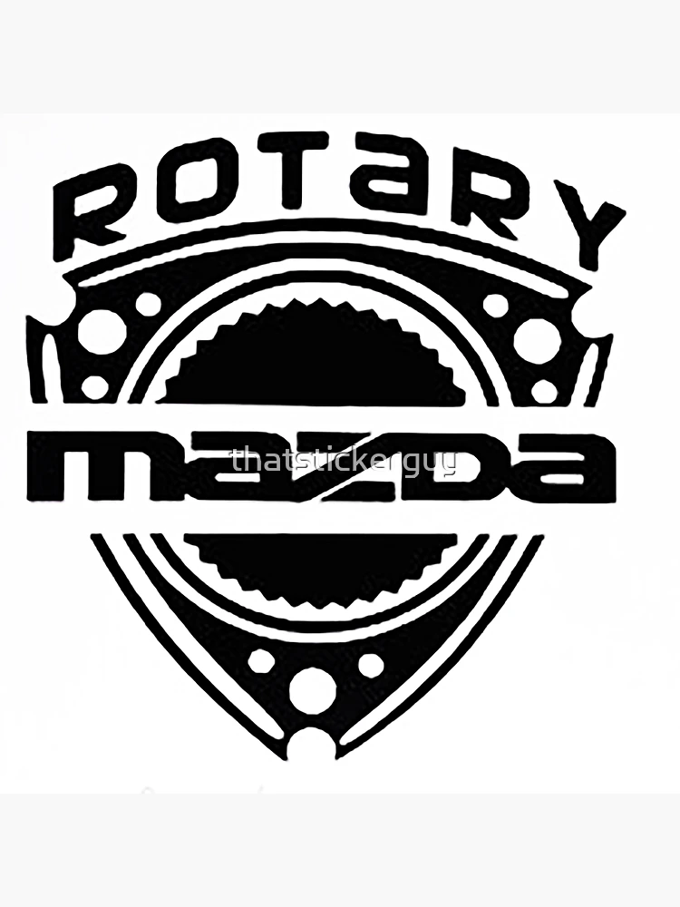 Sticker MAZDA Moteur Rotatif - ref.d15346