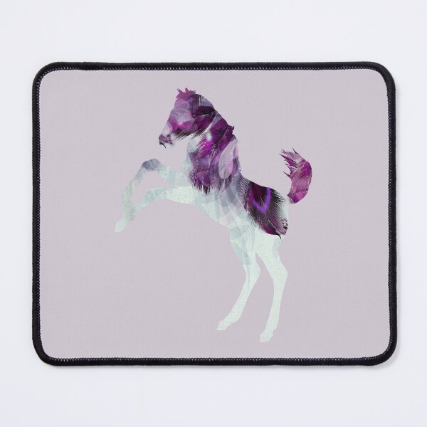 Item preview, Mustang Horse Peacock Feathers Pattern designed and sold by SoccaTamam.