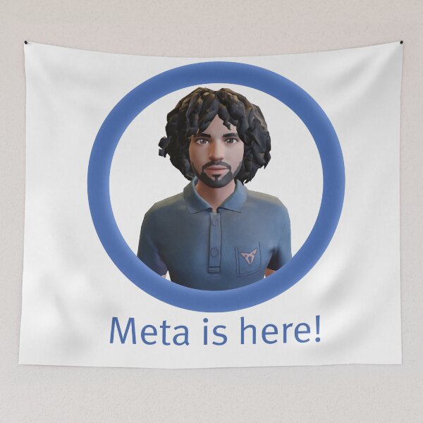 Item preview, Meta is Here designed and sold by MarcosSolisC.