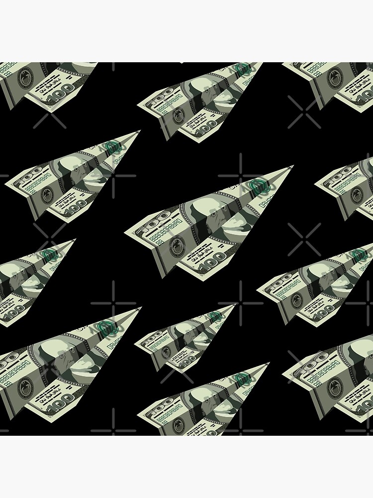 Red 100 Dollar Bills Seamless Money Background — drypdesigns