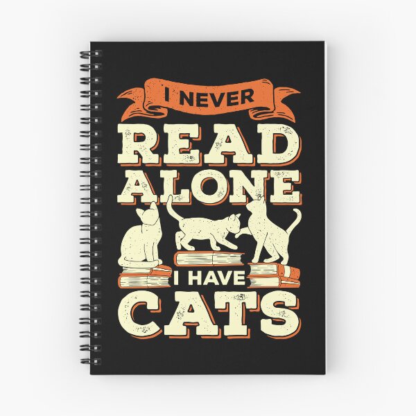 Item preview, I Never Read Alone I Have Cats designed and sold by Marcid95.