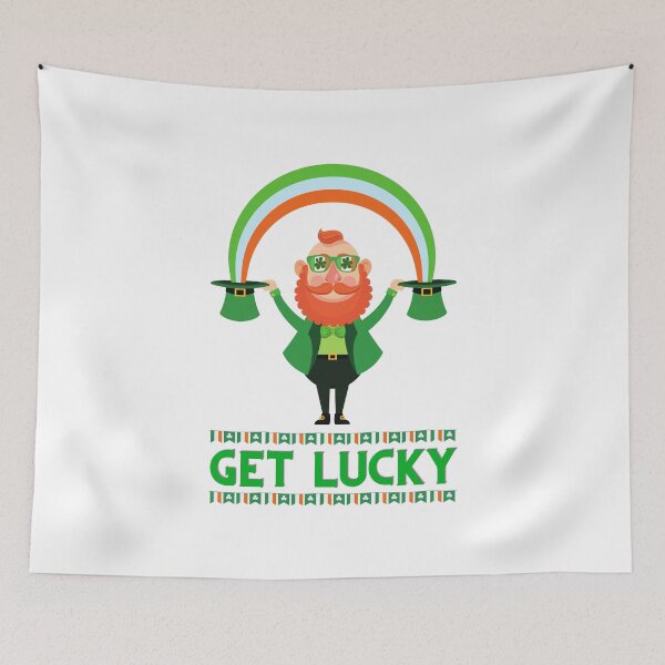 Item preview, Get Lucky | Crypto St Patrick | Happy St Patrick's Day | White designed and sold by Nepaz-Designs.