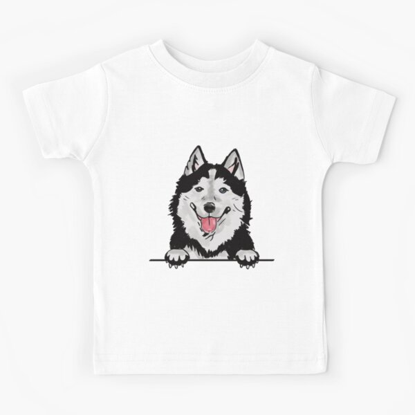 Fryhyu8 Baby Boys Childrens Siberian Husky Dog Mom Printed Long Sleeve 100% Cotton Infants Clothes 