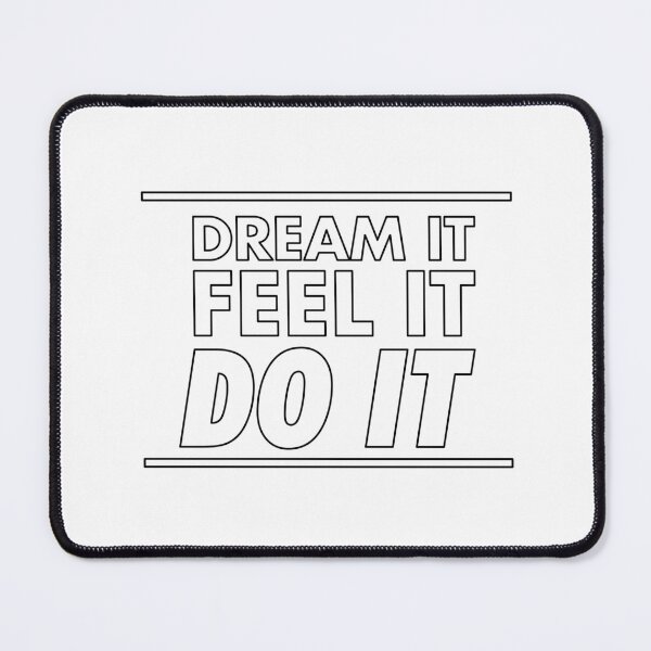 Item preview, Motivational / inspirational quote - How to achieve goals - dream it, feel it, do it - 09 designed and sold by AlfabetDesign.