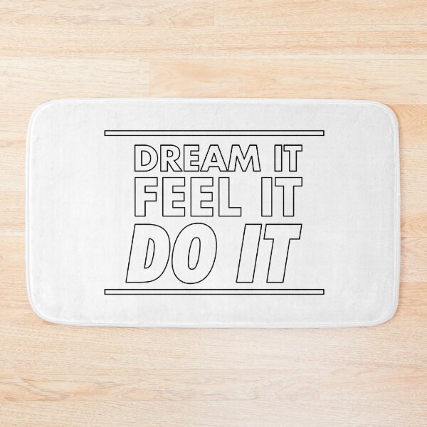 Item preview, Motivational / inspirational quote - How to achieve goals - dream it, feel it, do it - 09 designed and sold by AlfabetDesign.