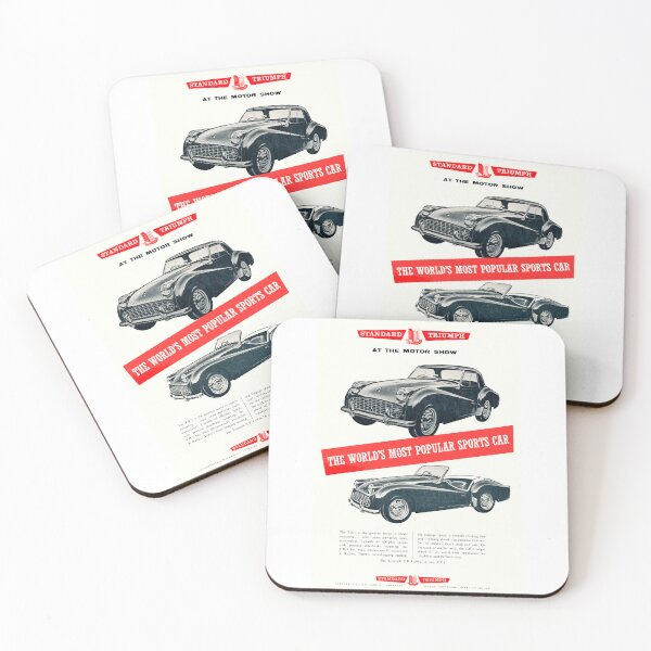 Item preview, Vintage Triumph TR3 advert, 1960 designed and sold by Random Railways.