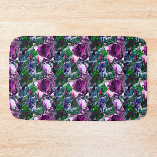 Item preview, Stylized pattern with leaves and ifferent colors designed and sold by Shape-And-Color.