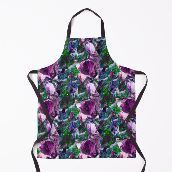 Item preview, Stylized pattern with leaves and ifferent colors designed and sold by Shape-And-Color.
