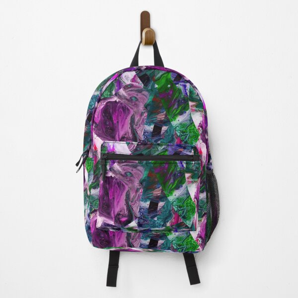 Item preview, Stylized pattern with leaves and ifferent colors designed and sold by Shape-And-Color.