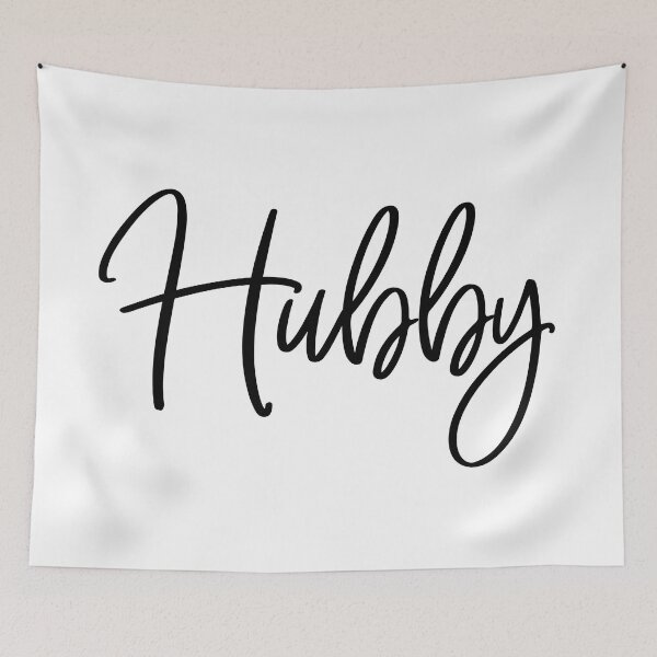 Item preview, Hubby - handwritten  designed and sold by heyluckyseven.