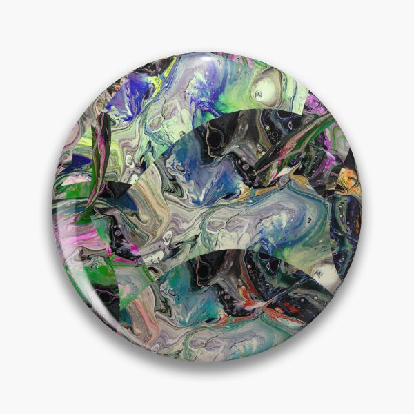 Item preview, Fluid art seamless pattern with color bleed designed and sold by Shape-And-Color.