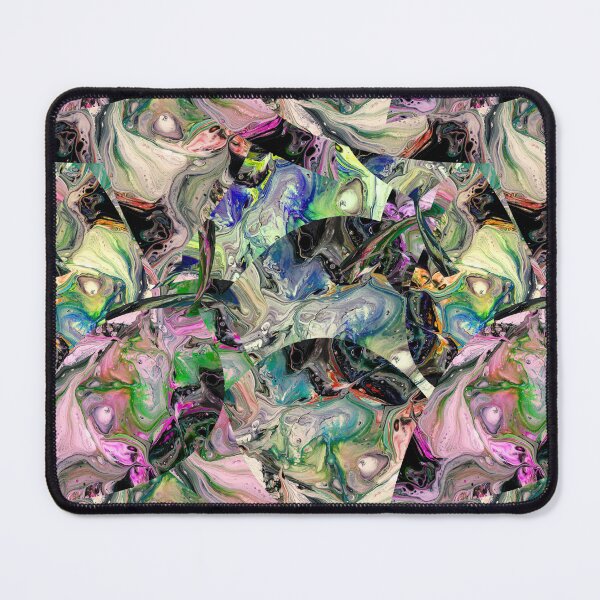 Item preview, Fluid art seamless pattern with color bleed designed and sold by Shape-And-Color.