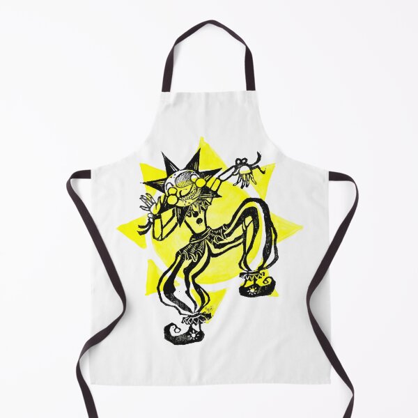 Item preview, FNAF Security Breach Sun Linocut print designed and sold by pinjann.