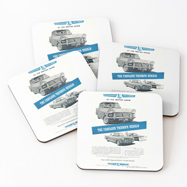 Item preview, Vintage Triumph Herald car advert, 1960 designed and sold by Random Railways.
