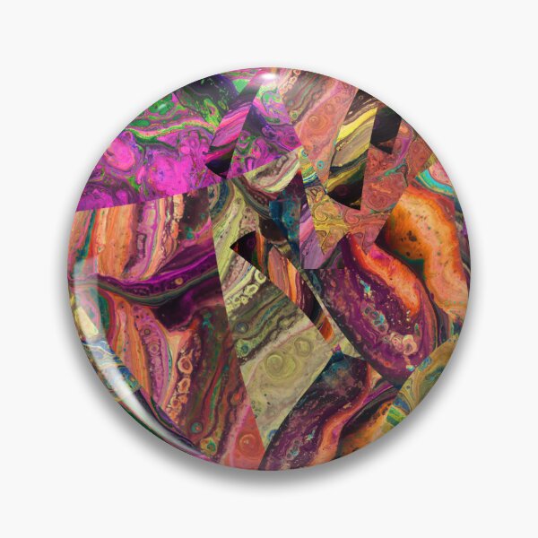 Item preview, Seamless Order of warm colors and stylized leaves designed and sold by Shape-And-Color.