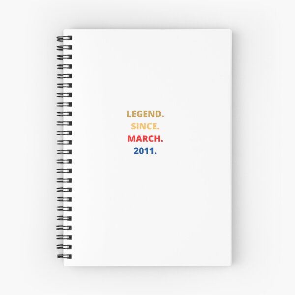 Item preview,  11th Birthday Gifts 11 Year Old Legend Since March 2011 T-Shirt designed and sold by youssef lanibi.