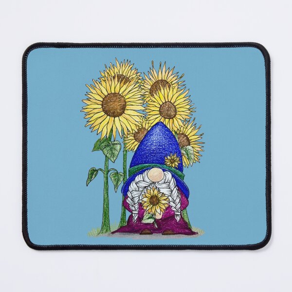 Item preview, Lady gnome with sunflowers designed and sold by SarahCD13.