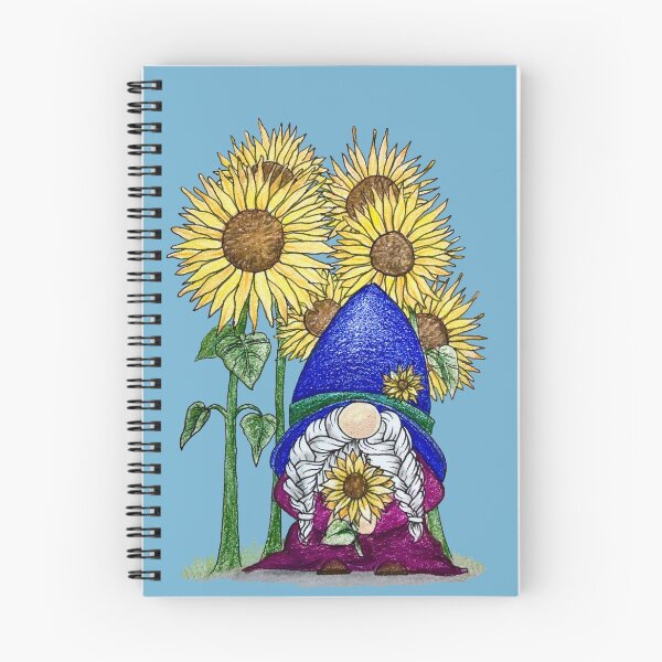 Item preview, Lady gnome with sunflowers designed and sold by SarahCD13.