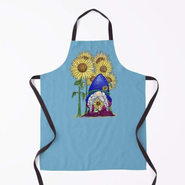 Item preview, Lady gnome with sunflowers designed and sold by SarahCD13.