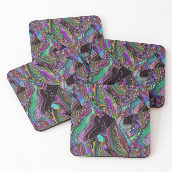 Item preview, Seamless pattern of paint pouring designed and sold by Shape-And-Color.