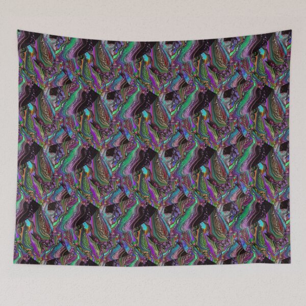 Item preview, Seamless pattern of paint pouring designed and sold by Shape-And-Color.