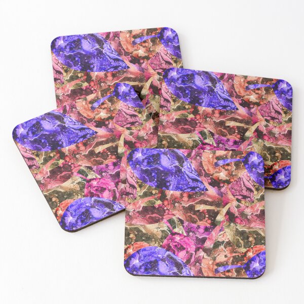 Item preview, Bubbly pattern of warm and cold colors designed and sold by Shape-And-Color.