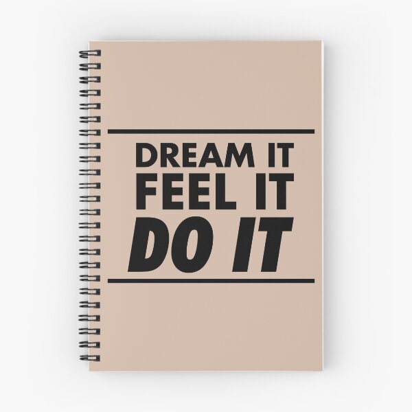 Item preview, Motivational / inspirational quote - How to achieve goals - dream it, feel it, do it - 08 designed and sold by AlfabetDesign.