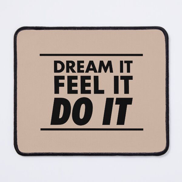 Item preview, Motivational / inspirational quote - How to achieve goals - dream it, feel it, do it - 08 designed and sold by AlfabetDesign.