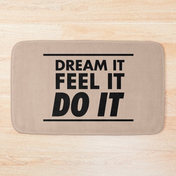 Item preview, Motivational / inspirational quote - How to achieve goals - dream it, feel it, do it - 08 designed and sold by AlfabetDesign.