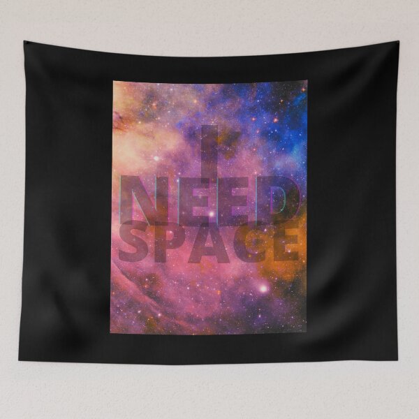 Item preview, I Need Space - Pink, Purple, Orange Galaxy  designed and sold by Quirkdom.