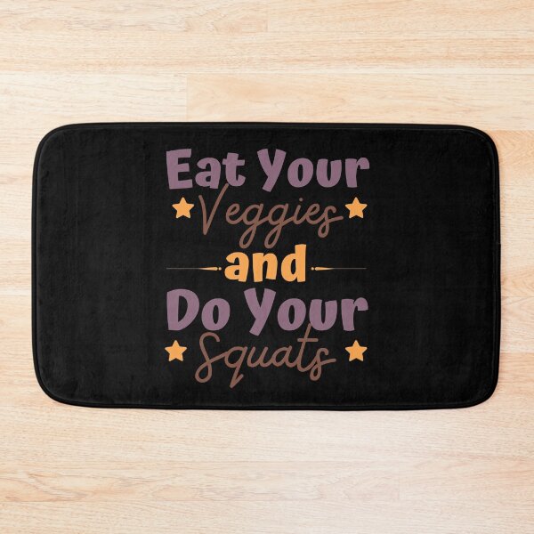 Item preview, Eat Your Veggies And Do Your Squats - Vegan designed and sold by PrintaMaria.