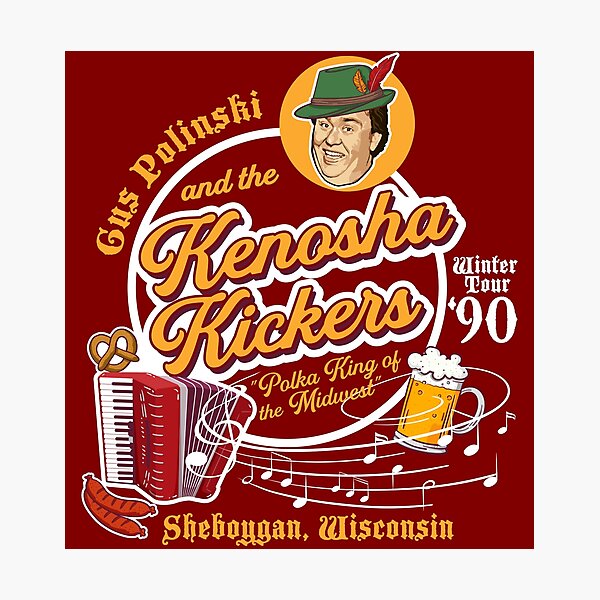 Item preview, Gus Polinski and the Kenosha Kickers designed and sold by Alema Art.