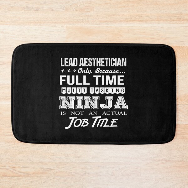 Item preview, Lead Aesthetician T Shirt - Ninja Job Gift Item Tee designed and sold by ritterdick.