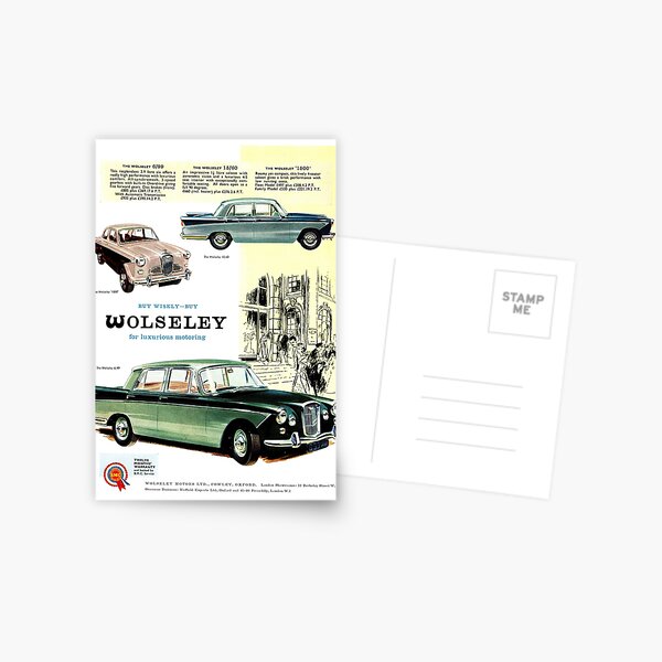 Item preview, Vintage Wolseley car advert designed and sold by Random Railways.