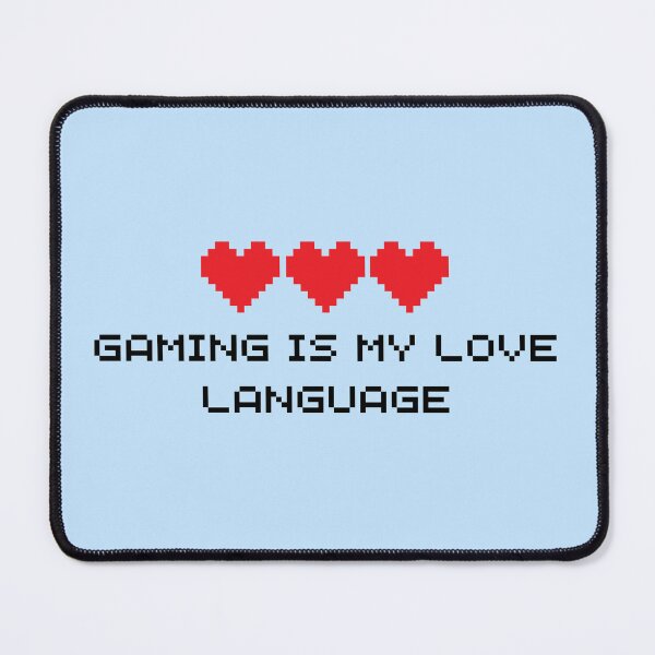 Item preview, Gaming is my love language designed and sold by ArteBE.